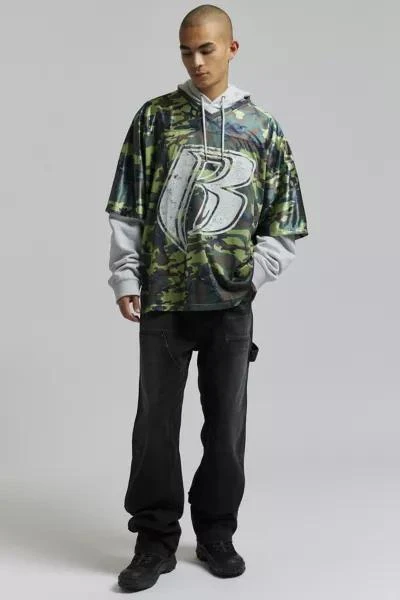 Urban Outfitters Ruff Ryders Football Jersey Mesh Tee 2