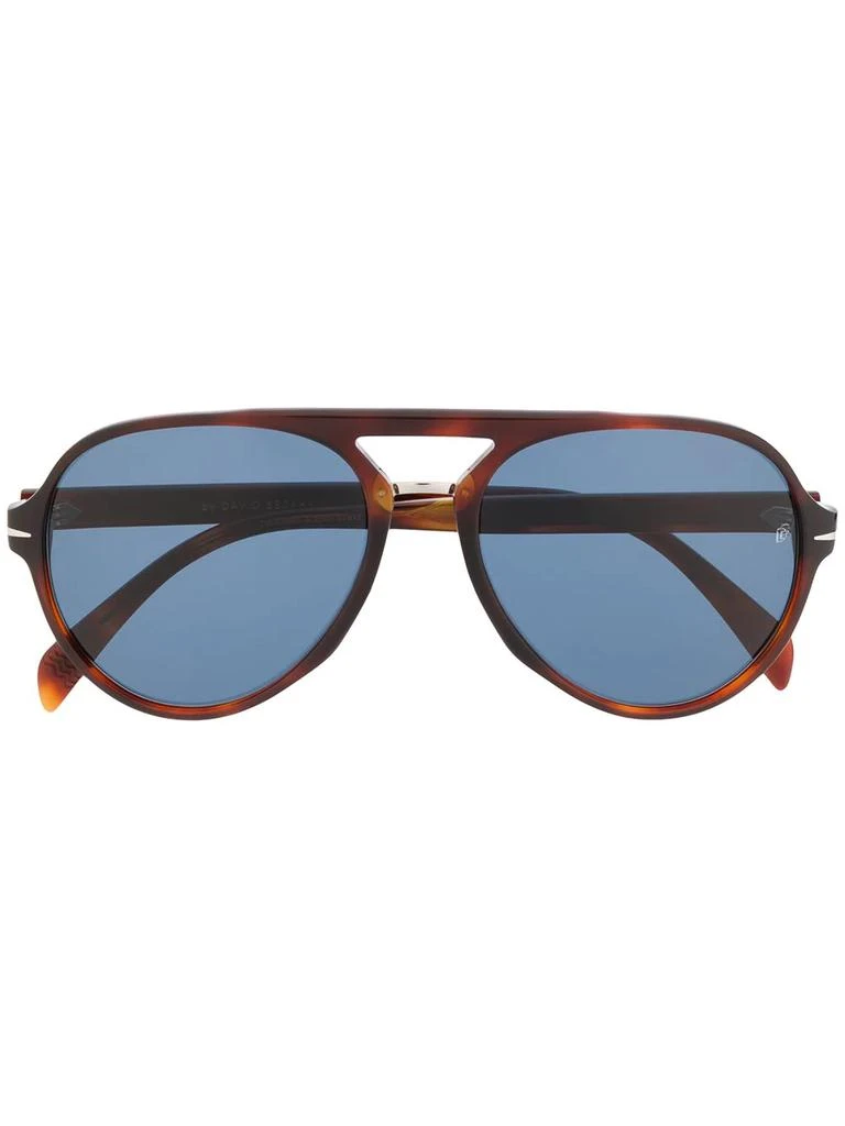 Eyewear by David Beckham 7005/S aviator sunglasses - men 1
