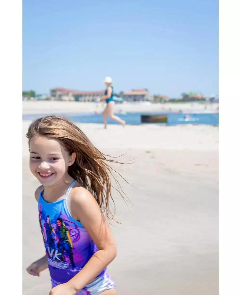 Descendants Girls Uma Evie Mal Tankini Top and Bikini Bottom Swim Set to 4