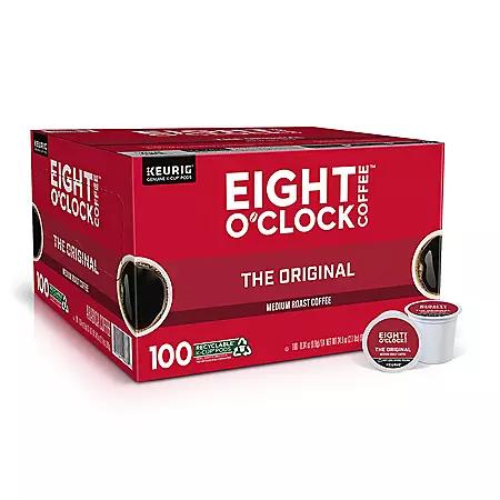 Eight O'Clock Coffee Eight O'Clock The Original Coffee K-Cup Pods, 100 ct.