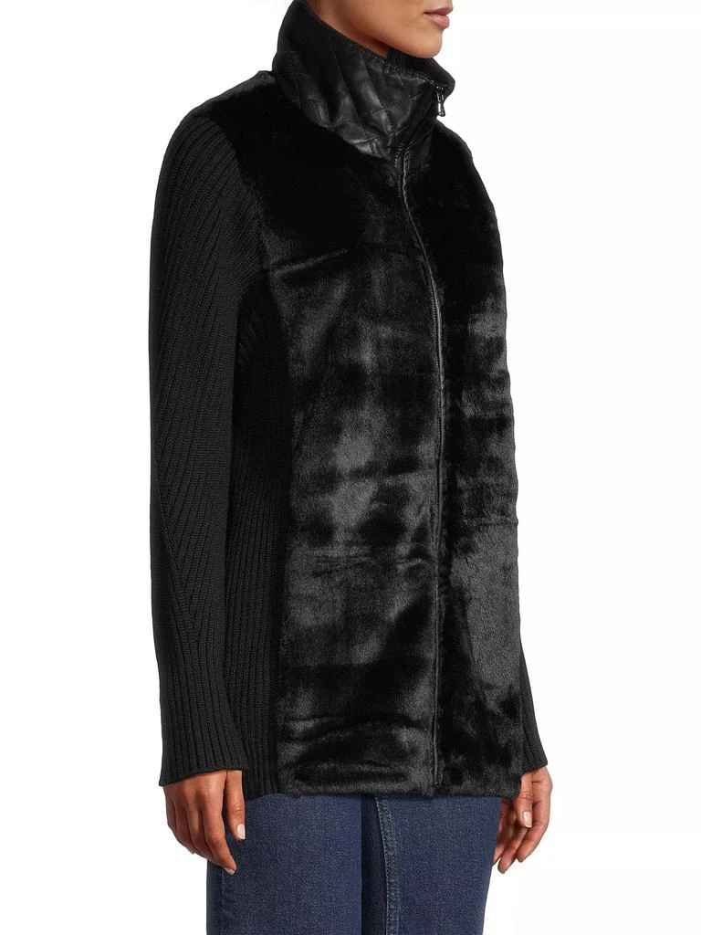 Kobi Halperin Emery Faux Fur Cardigan 4