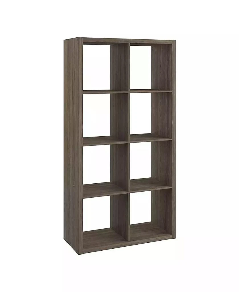 ClosetMaid Decorative Bookcase Open Back 8-Cube Storage Organizer