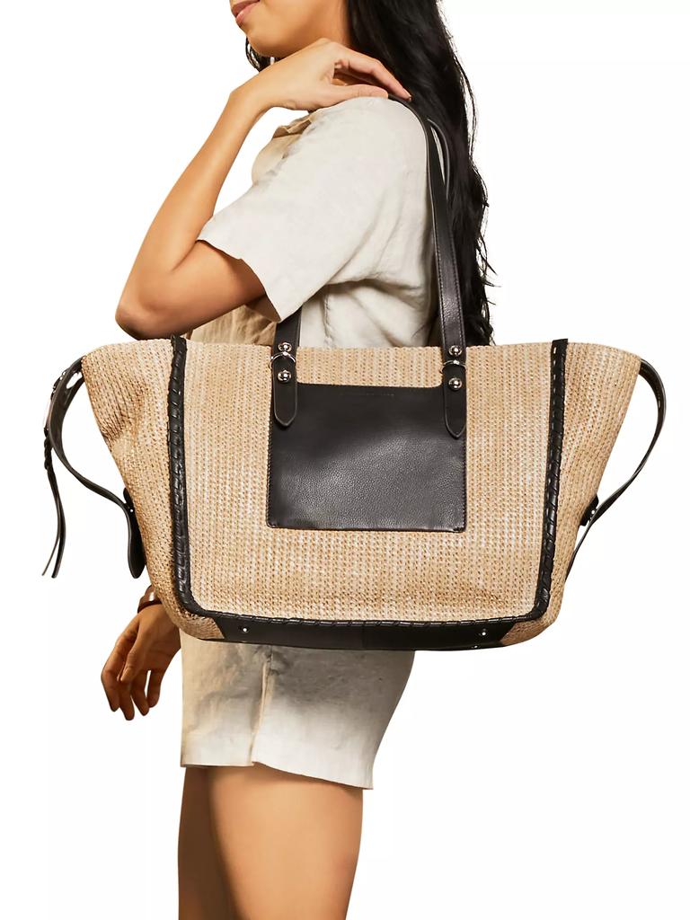 Aimee Kestenberg Casablanca Raffia Large Tote Bag