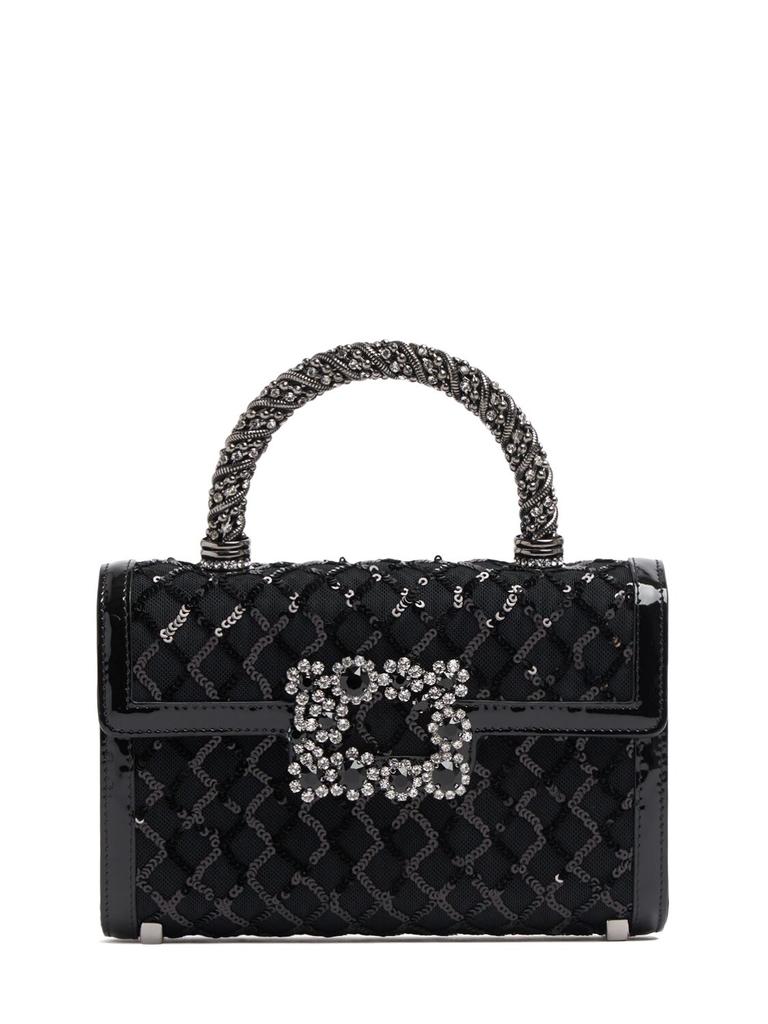 トートバッグ Roger Vivier Grand Vivier Choc Mini Bag Viv' Choc Mini Bag in leather Beige Woman
