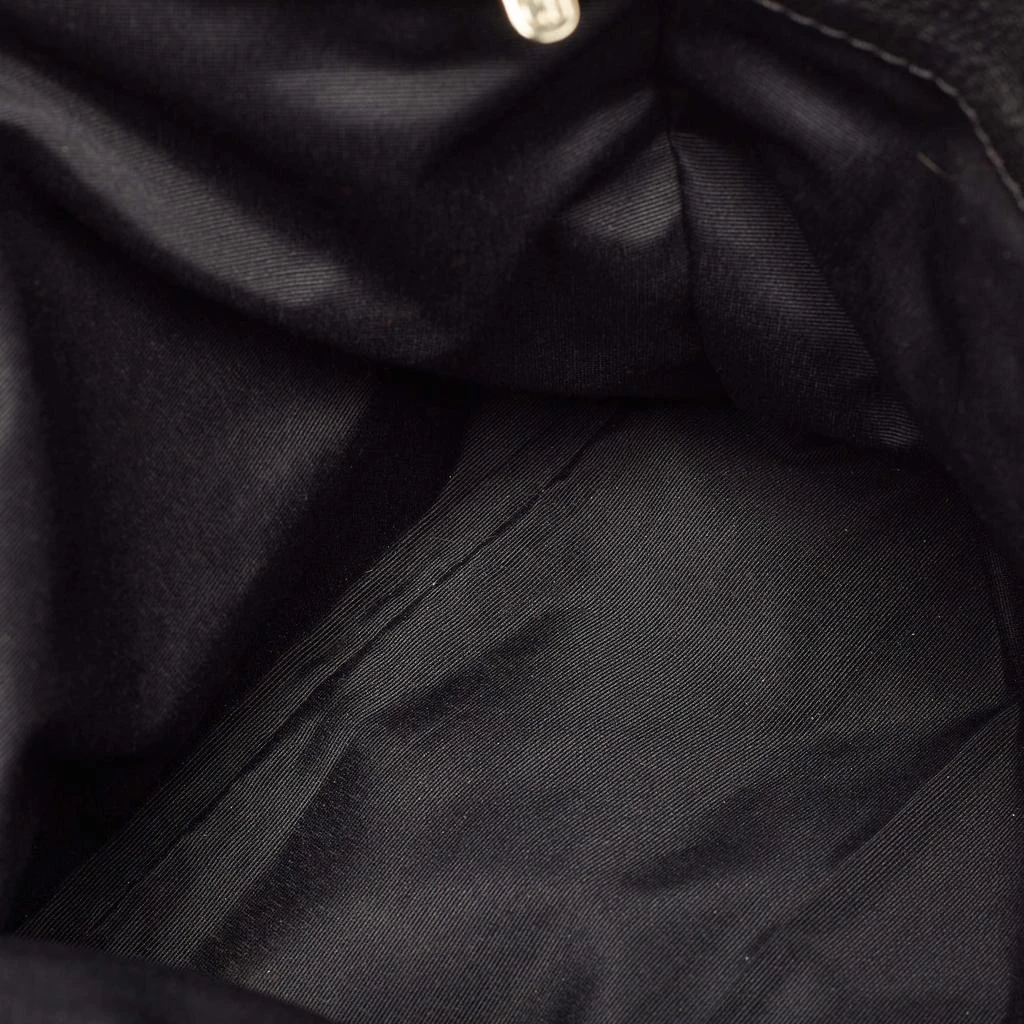 CH Carolina Herrera CH Carolina Herrera Black Quilted Embossed Leather Chain Tote 7
