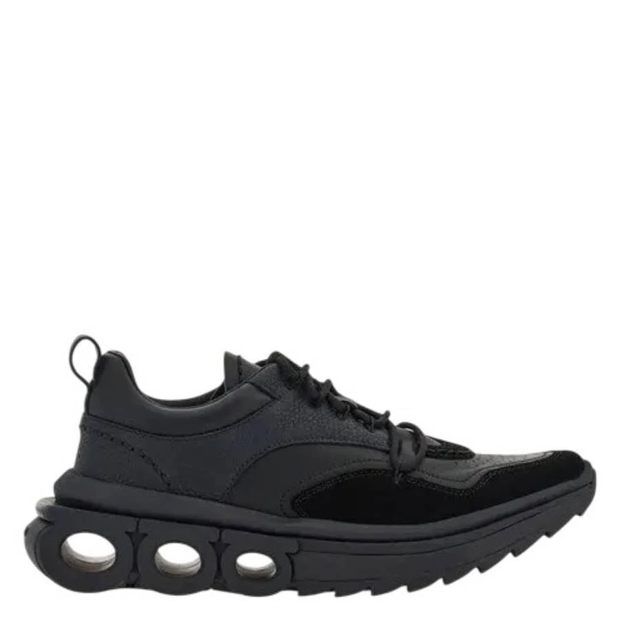 Salvatore Ferragamo Black Nima Running Sneakers