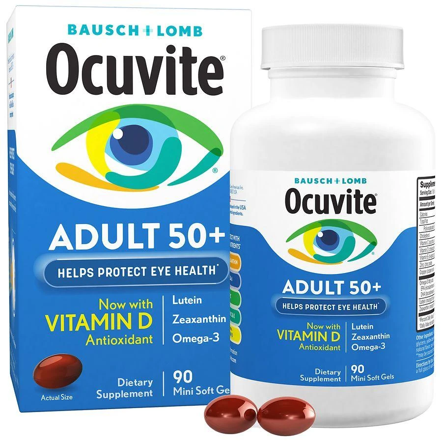 Ocuvite Adult 50+ Eye Health Mini Soft Gels 1
