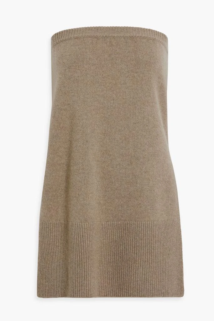 Lisa Yang Gabriella strapless cashmere top 1