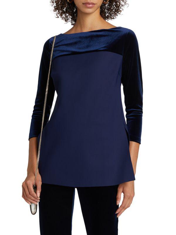 Chiara Boni Danzi Velvet Top