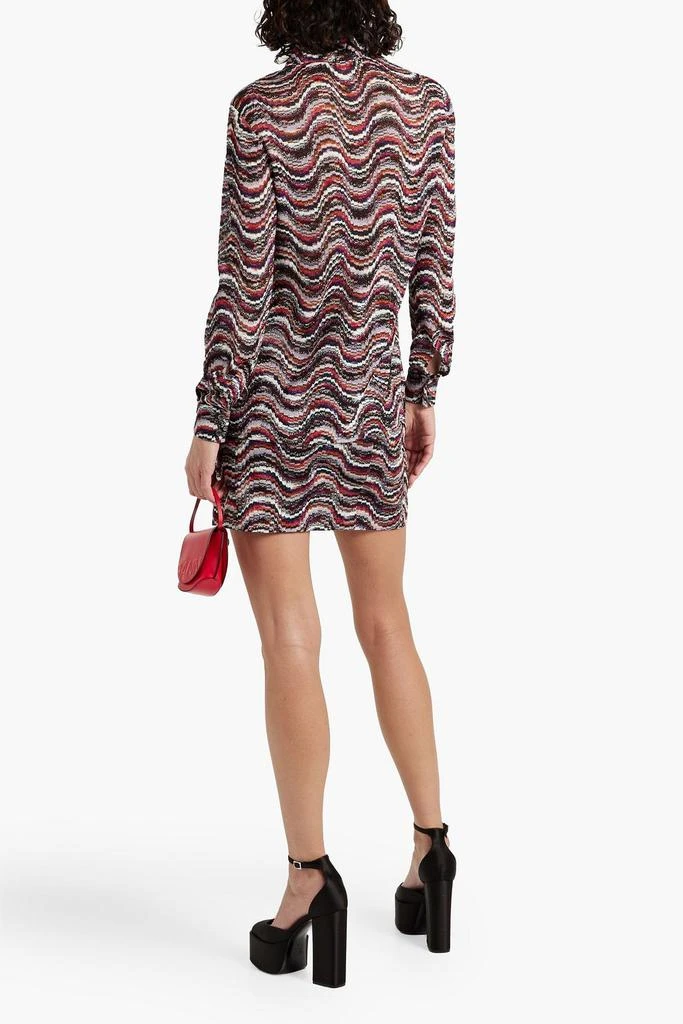 Missoni Metallic crochet-knit mini skirt 3
