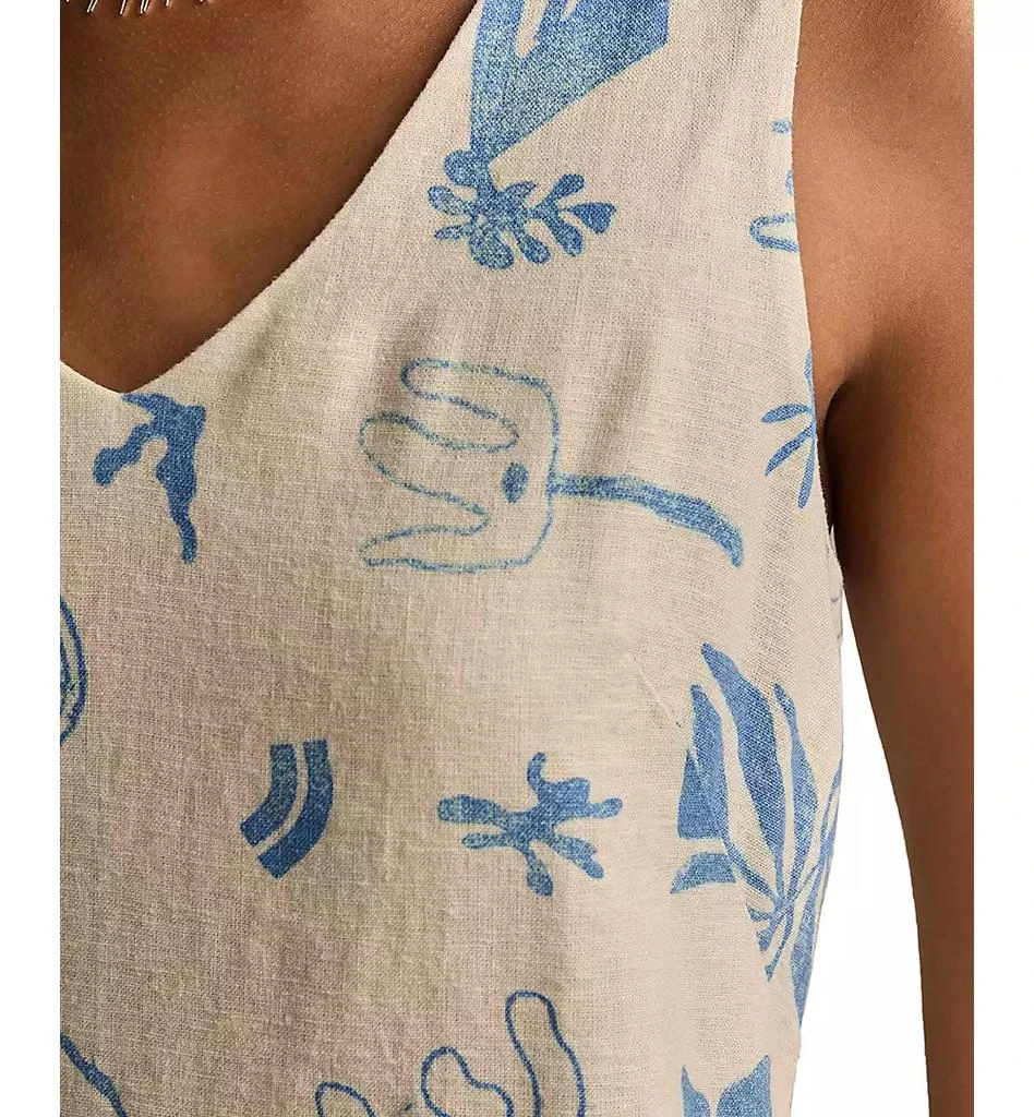 Lucky Brand Women's Printed Sleeveless Mini Shift Dress 4