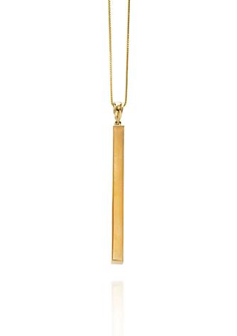Belk & Co. Pendant Necklace in 10K Yellow Gold