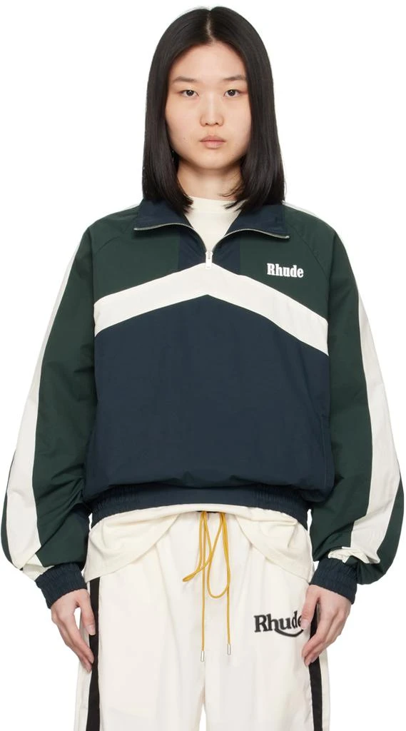 Rhude Navy Motorsport Track Jacket 1