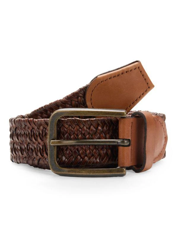 Allen Edmonds Braided Leather Belt 1