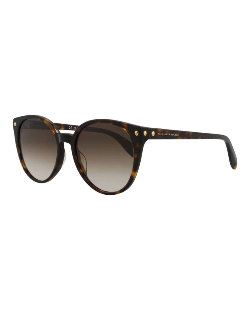 Alexander McQueen Round-Frame Acetate Sunglasses 2