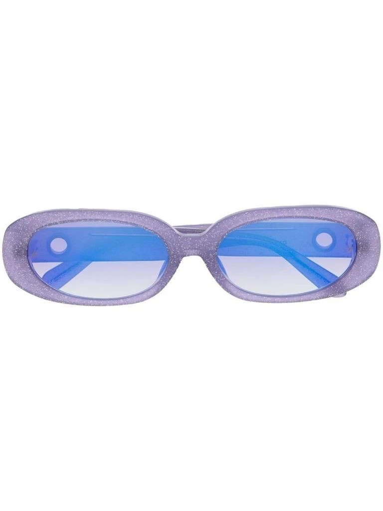 Linda Farrow Linda Farrow Cara Oval Frame Sunglasses 1