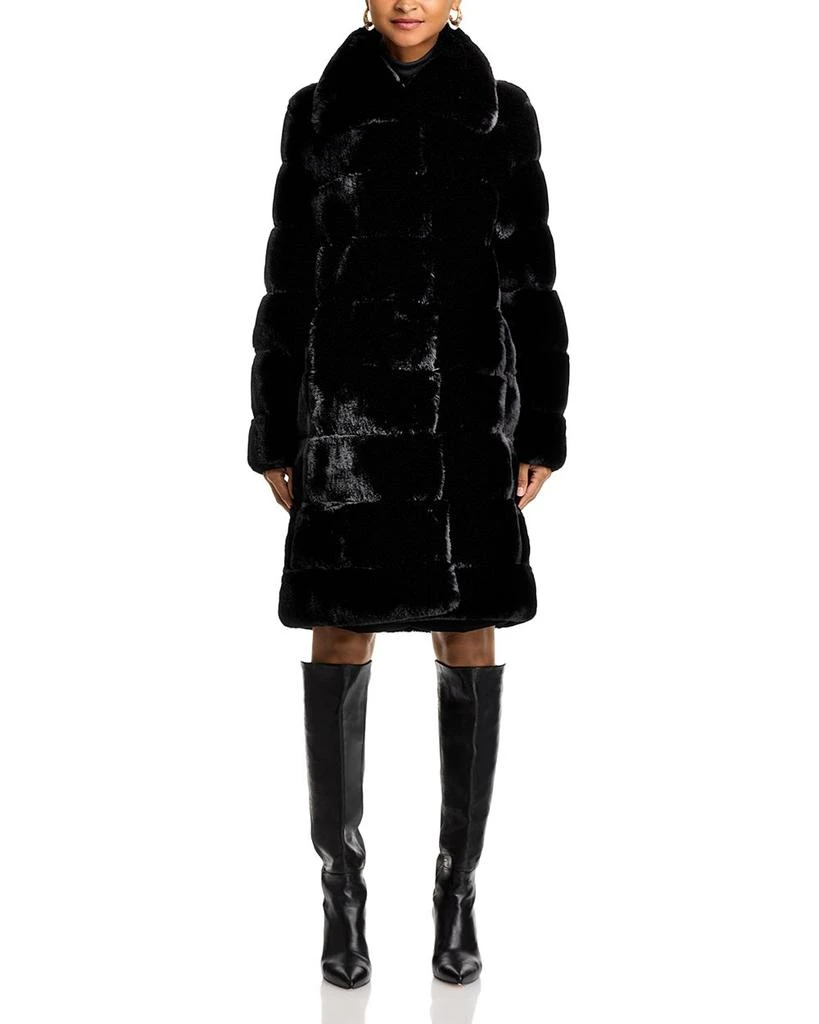 Adrienne Landau Faux Fur Coat 7