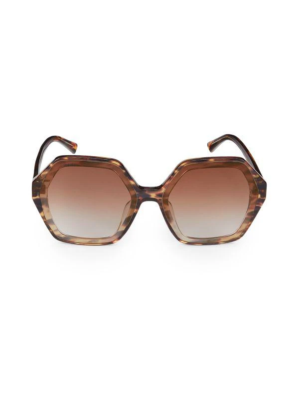 DIFF Eyewear Gigi 60MM Geometric Sunglasses 1