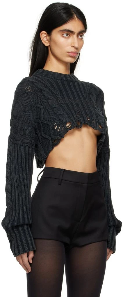 Han Kjobenhavn Black Distressed Sweater 2