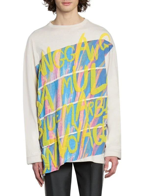 Bluemarble Bon Voyage Graphic Cotton Long-Sleeve T-Shirt 1
