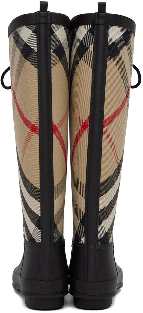 Burberry Black House Check Rain Boots 2