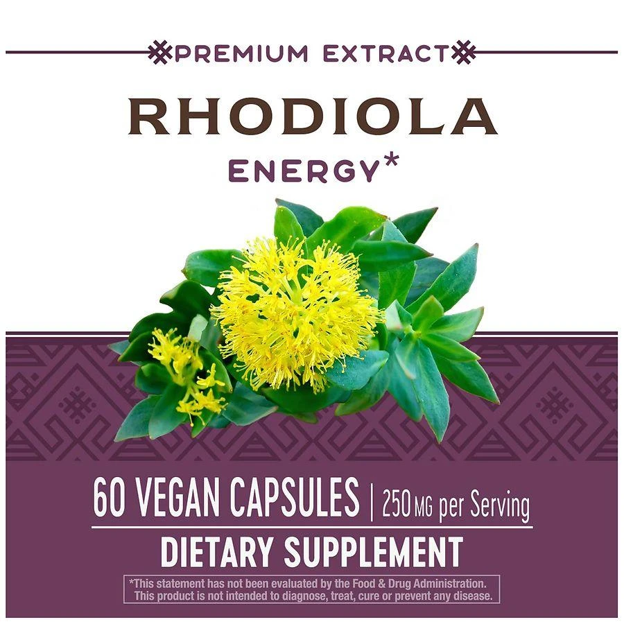 Nature's Way Rhodiola Energy Vegan Capsules 3