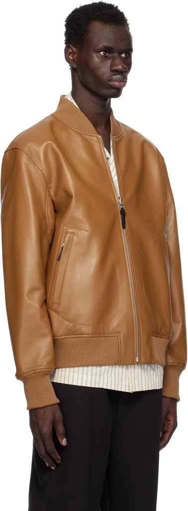 Mackage Tan & Khaki Easton-SA Reversible Leather Jacket 2