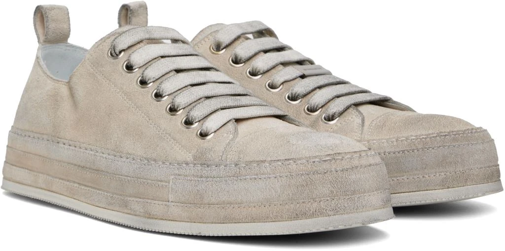 ANN DEMEULEMEESTER Gray Gert Low-Top Sneakers 4