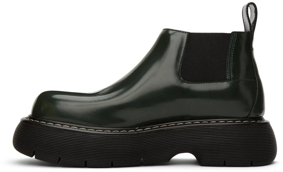 Bottega Veneta Green Swell Chelsea Boots 3
