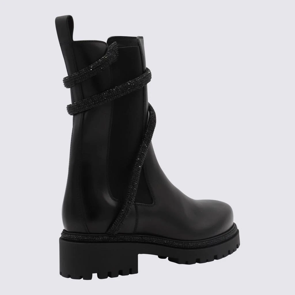 Rene Caovilla René Caovilla Black Leather Cleo Boots 2