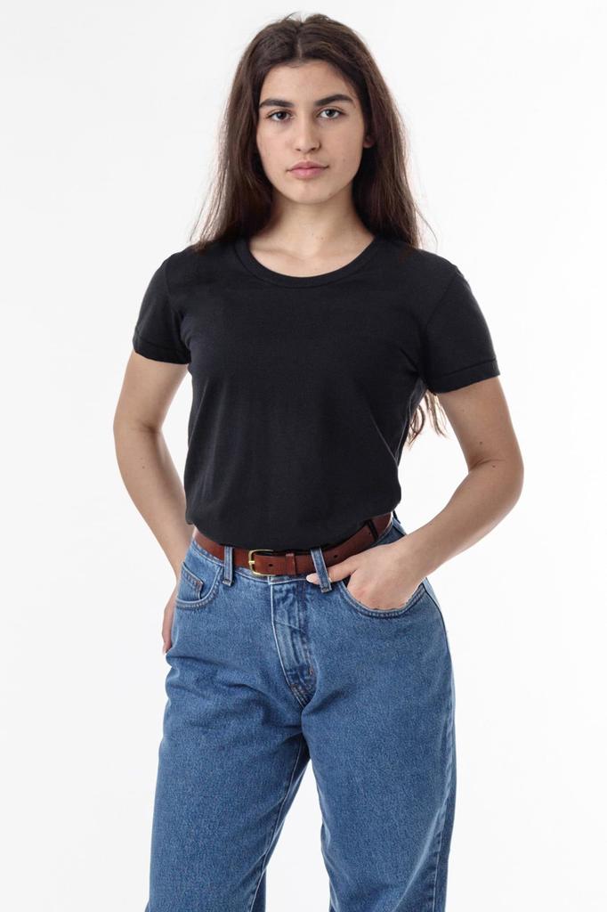 Los Angeles Apparel FF3001 - Short Sleeve Cotton-Poly T-Shirt