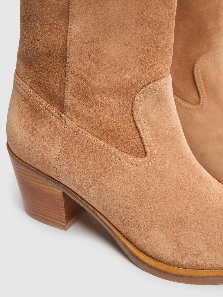 Stuart Weitzman 60mm Tate Suede Ankle Boots 3