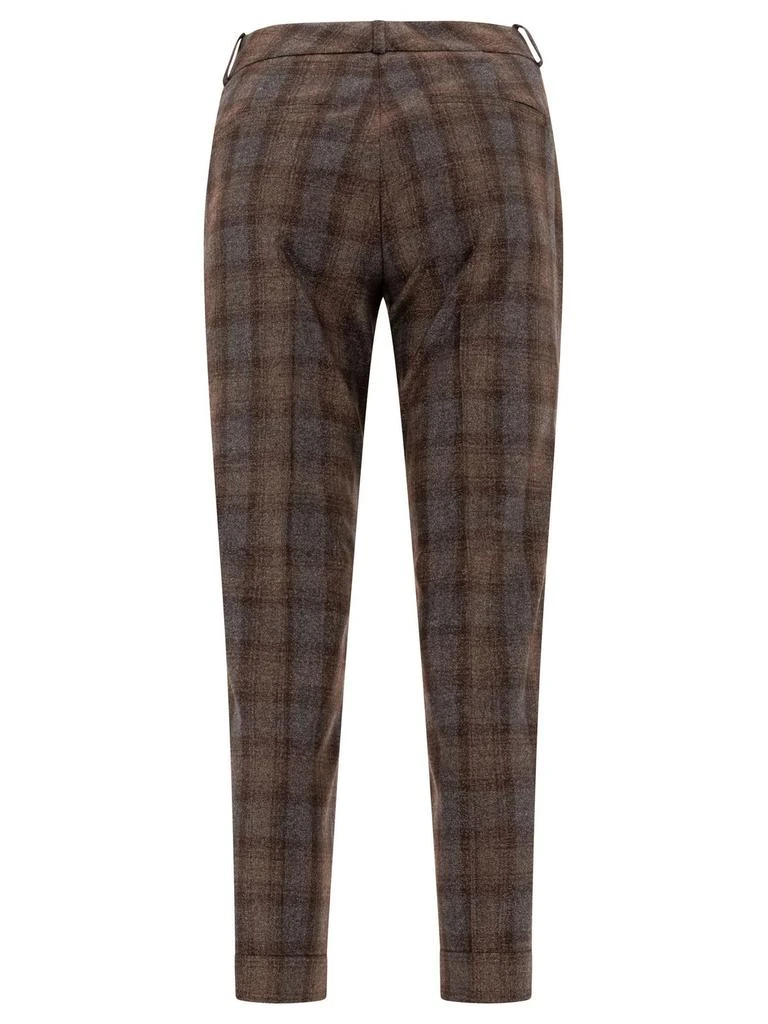 Peserico Peserico Plaid Tapered Pants 2