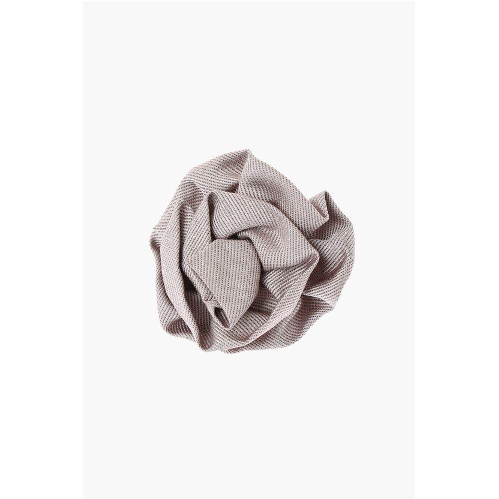 Corneliani Embroide Silk Lapel Women's Brooch