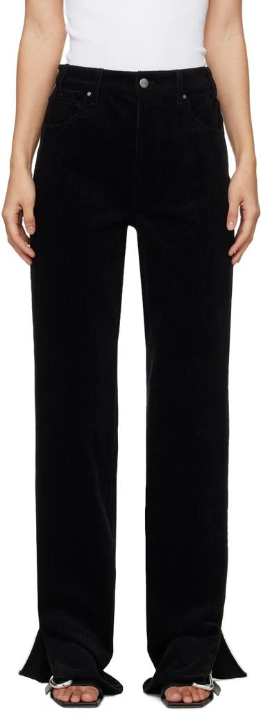 ANINE BING Black Roy Trousers 1