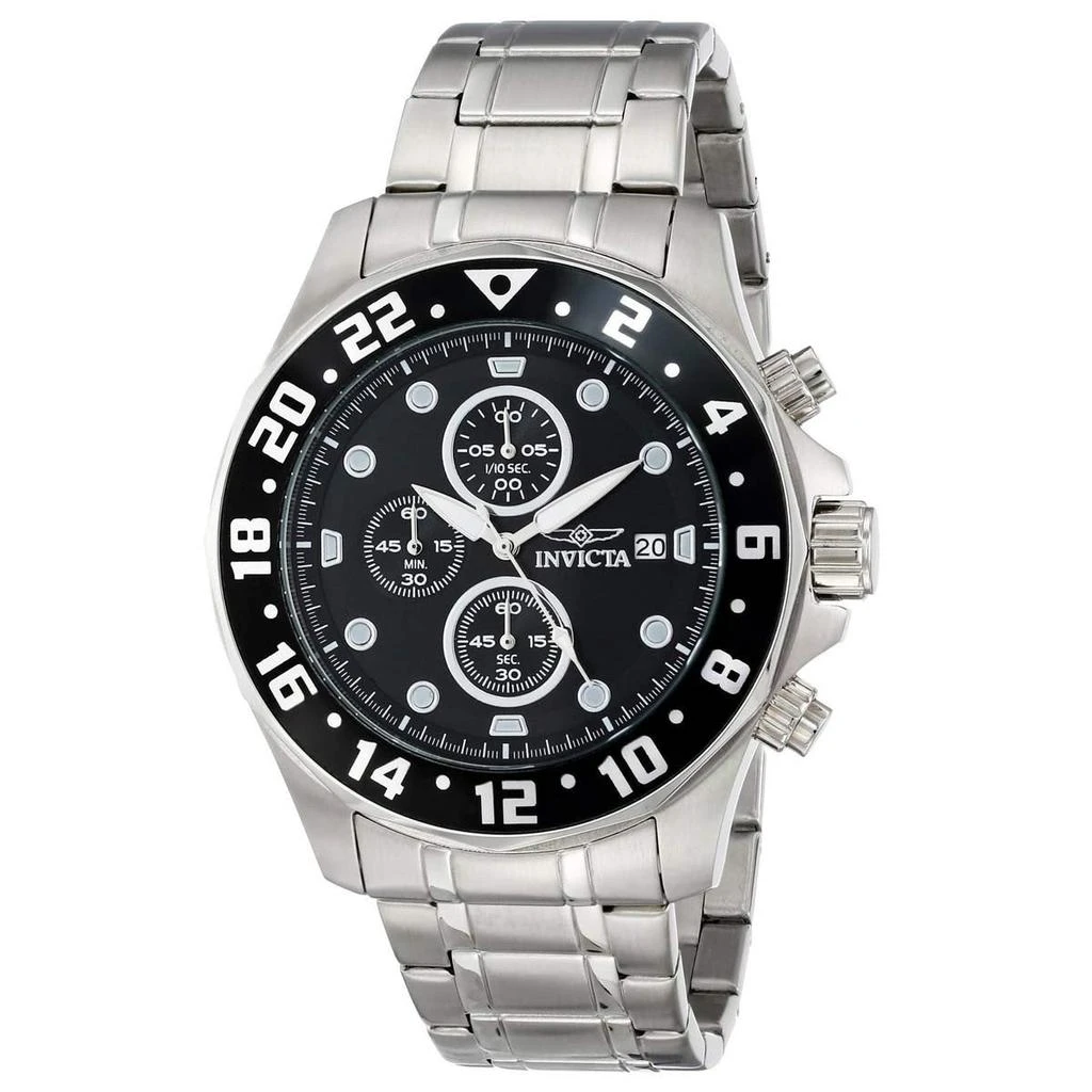 Invicta Invicta 15938 Men's Specialty Black Dial Steel Bracelet Chronograph Watch 6