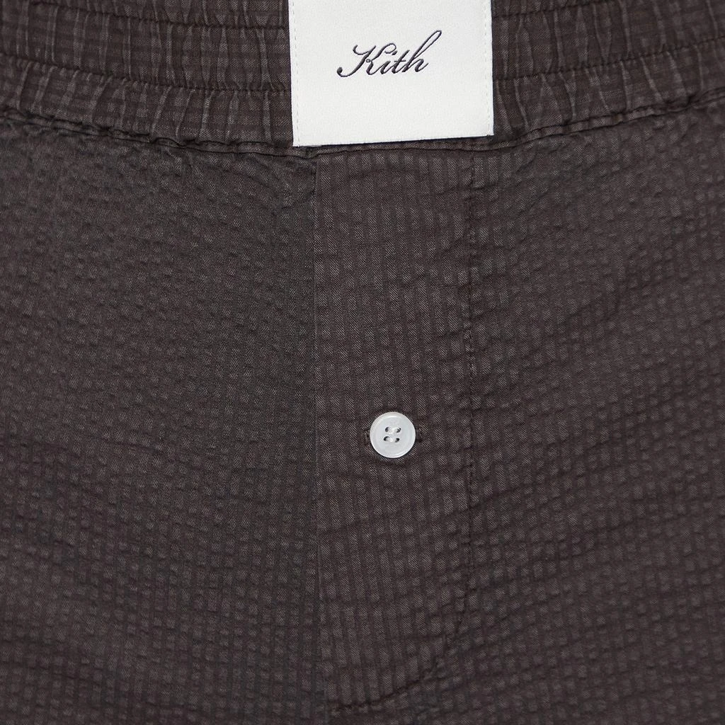 Kith Kith Coffee Brown Seersucker Cotton Shorts S 3
