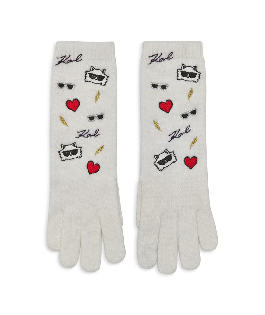 Karl Lagerfeld Paris CATE PINS EMBROIDERY GLOVE