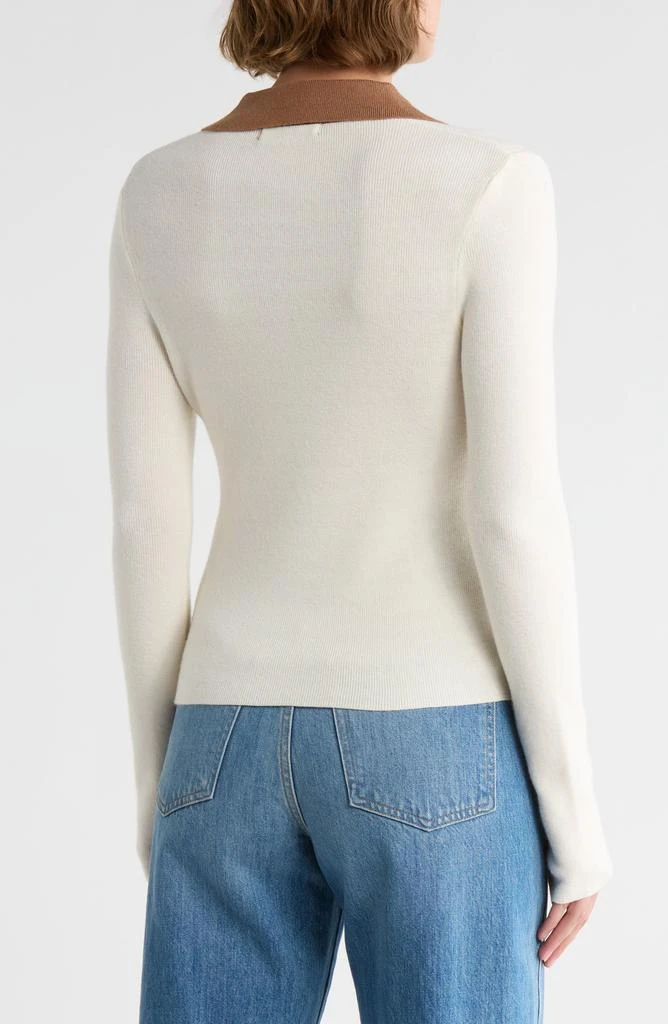 French Connection Contrast Collar Polo Sweater 2