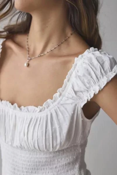 Urban Outfitters UO Rosie Smocked Tiered Ruffle Romper 3