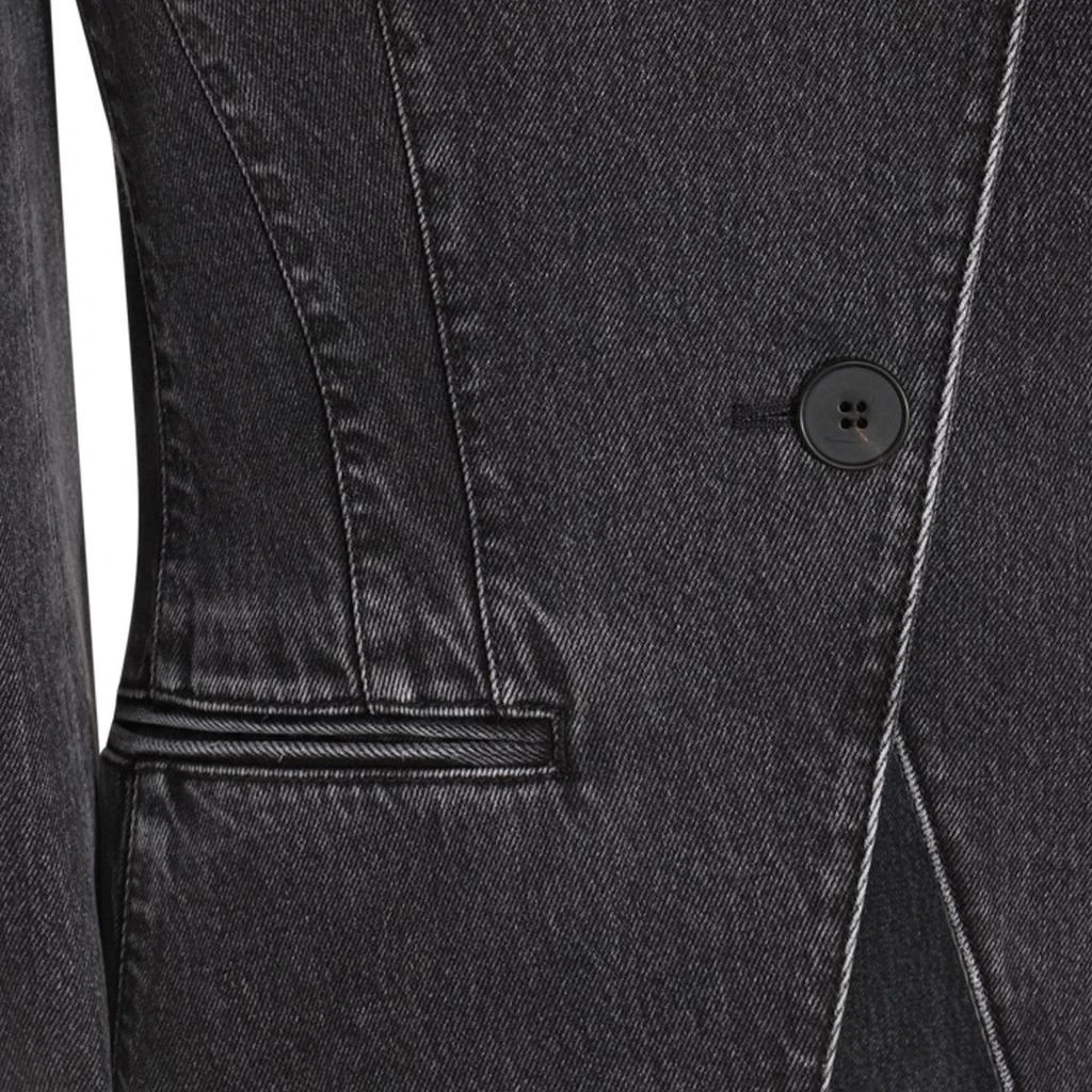 Alexander McQueen Alexander McQueen Twisted Spliced Denim Jacket 4
