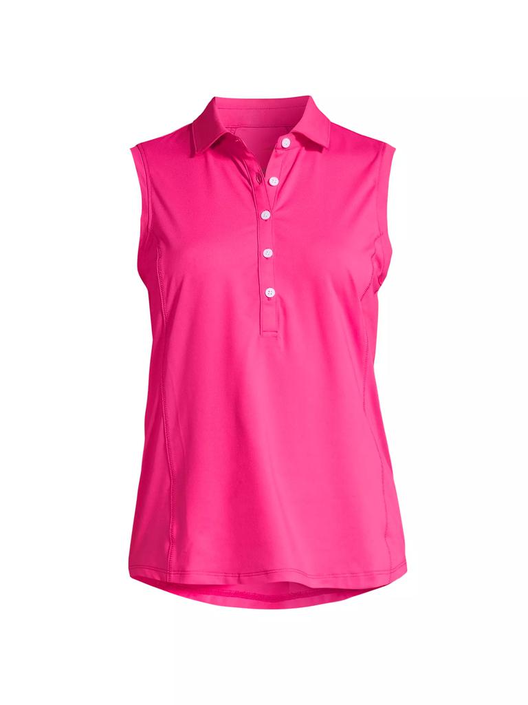 Zero Restriction Tae Sleeveless Polo Top