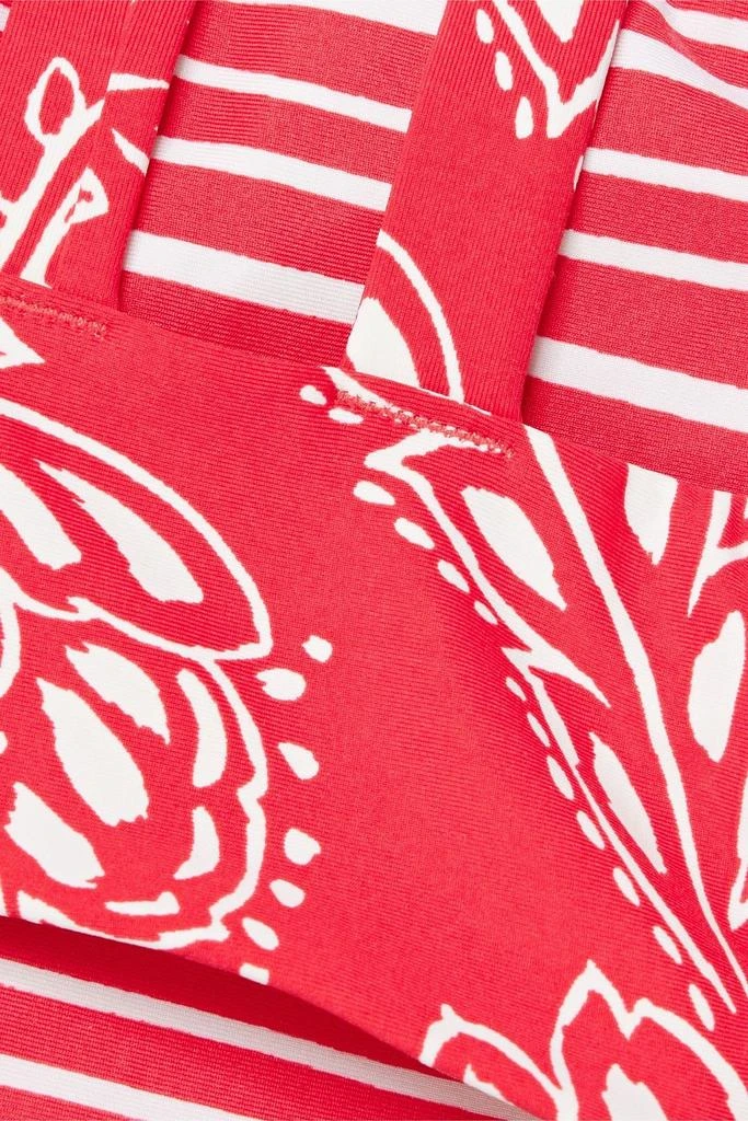 Seafolly Folklore one-shoulder printed bikini top 4