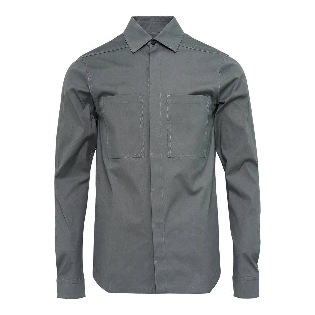 Rick Owens Rick Owens Long Sleeve Poplin Shirt from Cettire