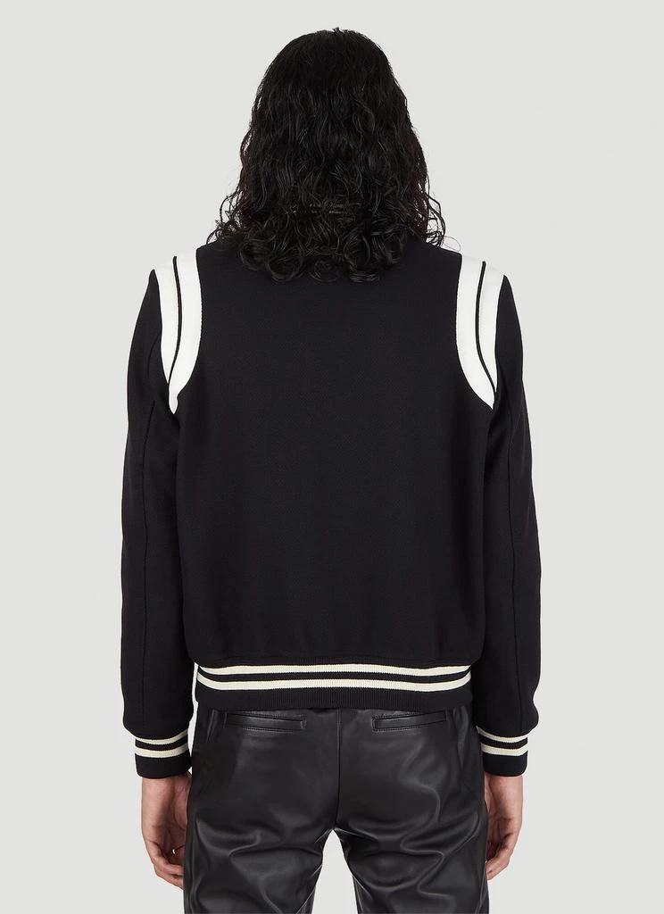 Yves Saint Laurent Teddy Varsity Bomber Jacket 4