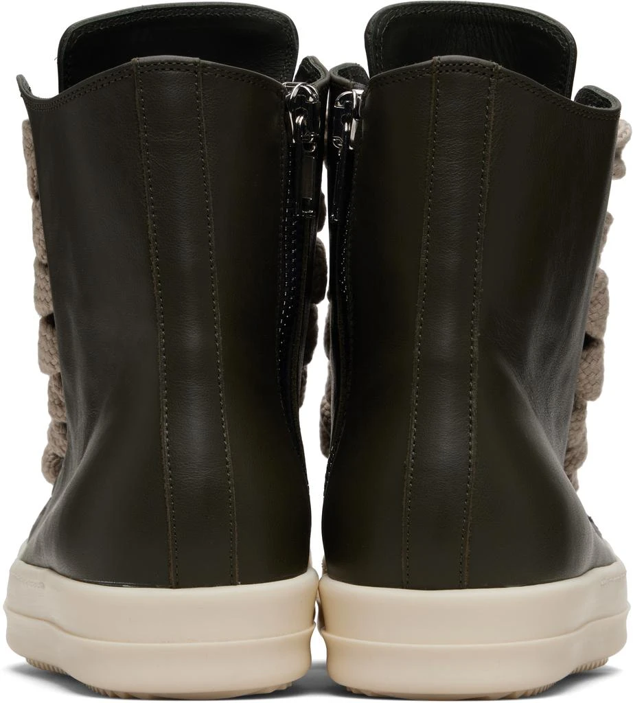 Rick Owens Khaki Concordians Jumbolace Sneakers 2