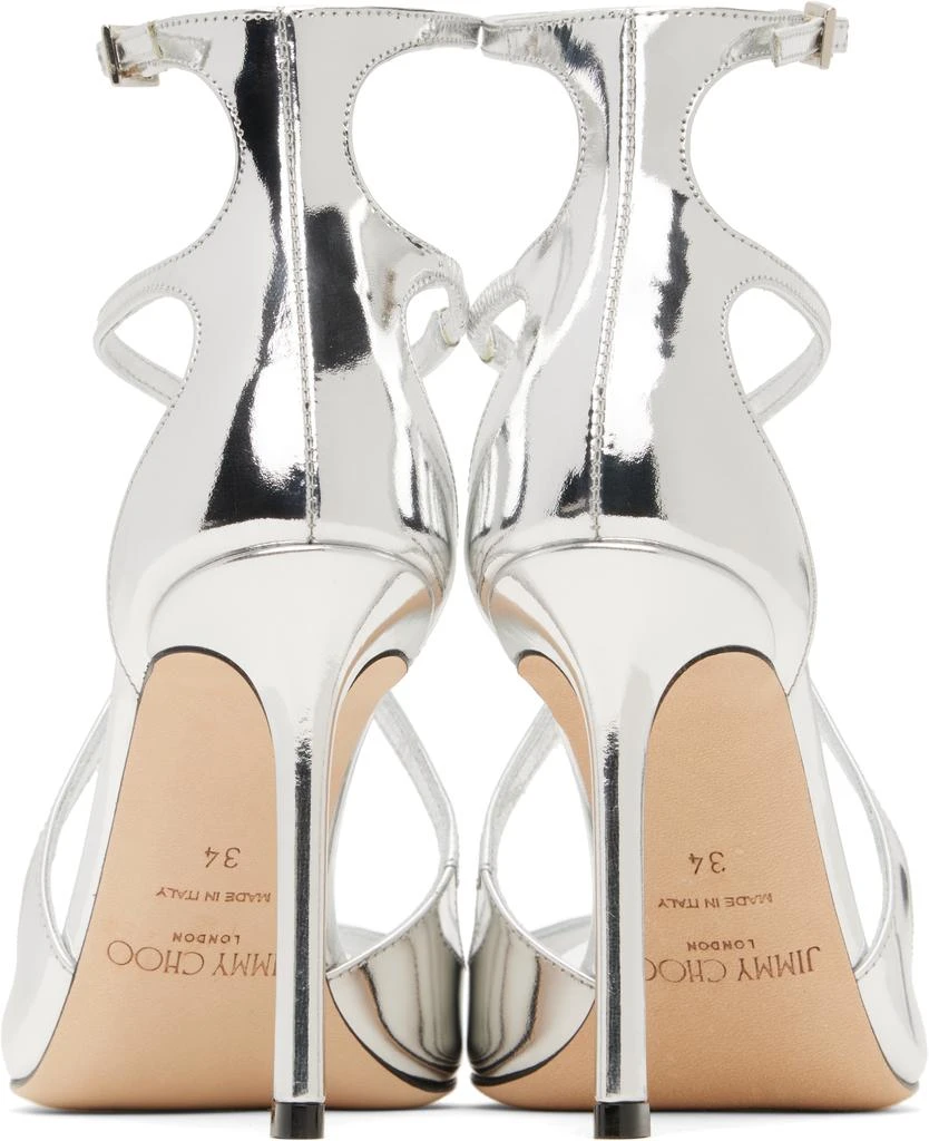 Jimmy Choo Silver Azia 95 Heeled Sandals 2