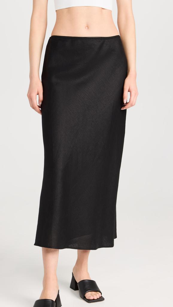 Reformation Layla Linen Skirt