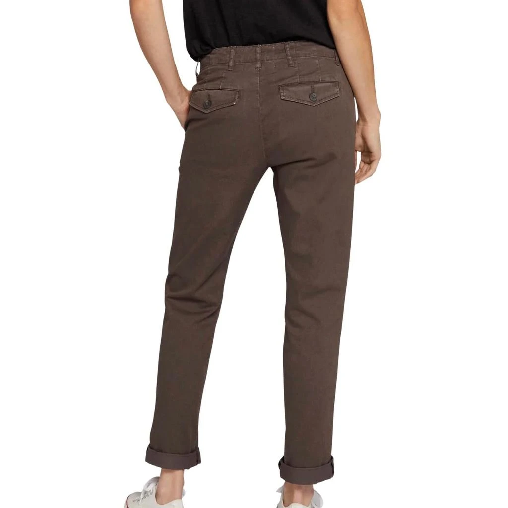 Current Elliott The Captain Trouser In Brown Gravel 3