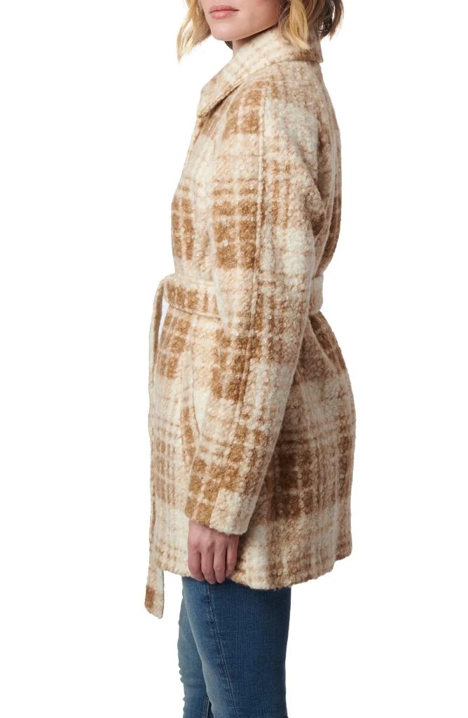 Bernardo Plaid Faux Shearling Jacket 3